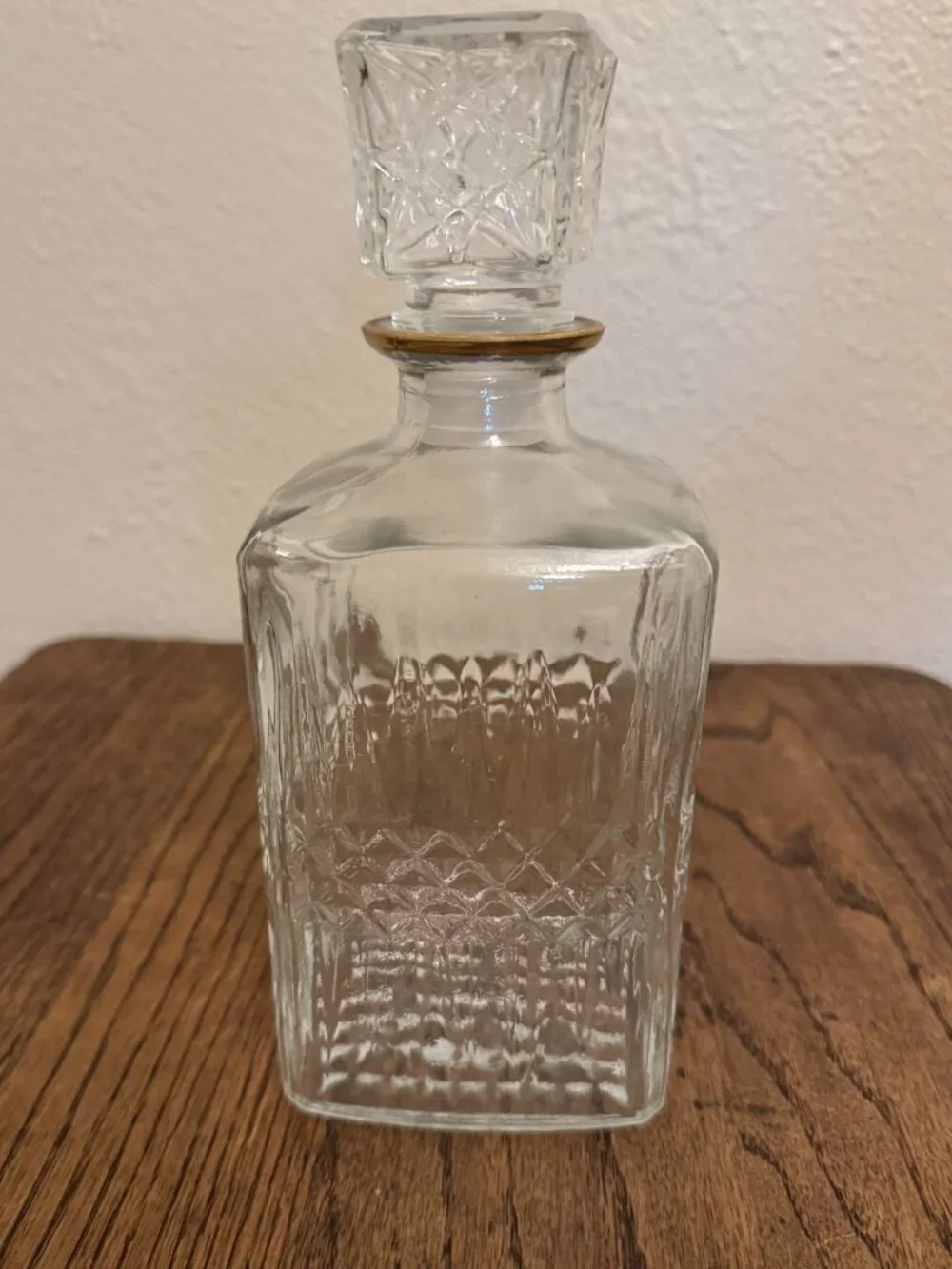 Mid Century MCM Luminarc Crystal Liquor Decanter